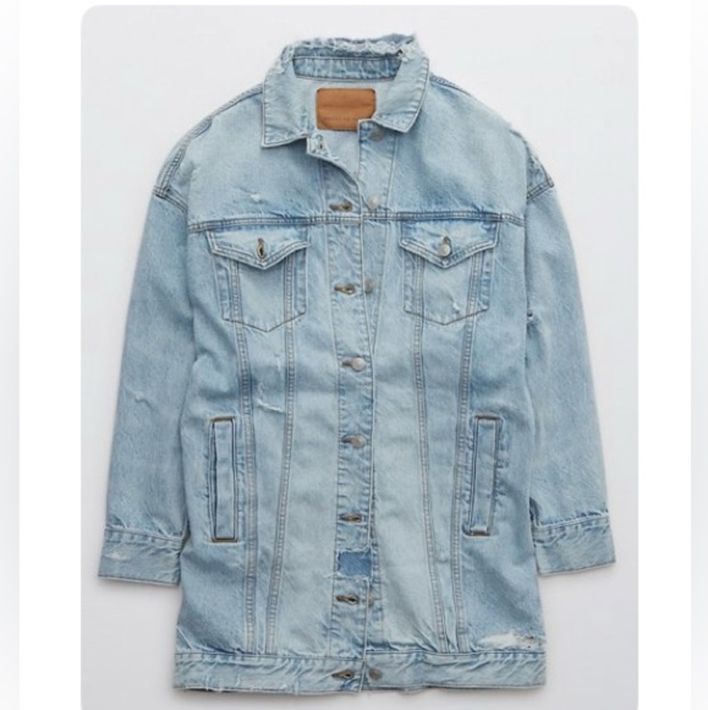 Women’s AERIE Oversized Boyfriend Denim Jacket